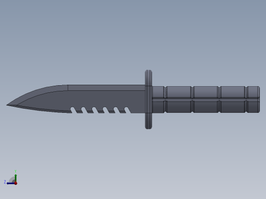 匕首3D右视缩略图