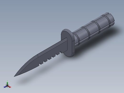 匕首3D正等轴测缩略图