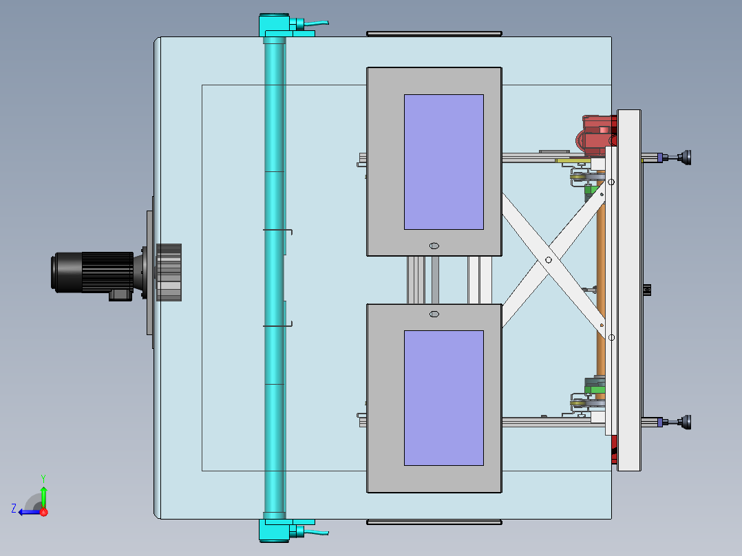 双层隧道炉右视图
