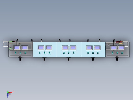 双层隧道炉俯视缩略图