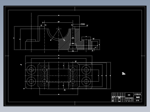 轴承座机械加工工艺规程及工艺装备夹具设计【含CAD图和全套卡片】