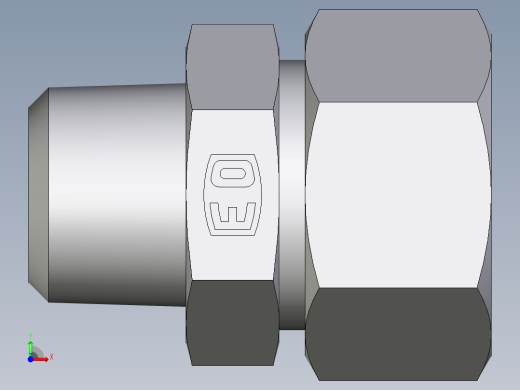 卡套式工业通用硬管接头EO_Male_Stud_connector_GE30S1NPT71前视缩略图