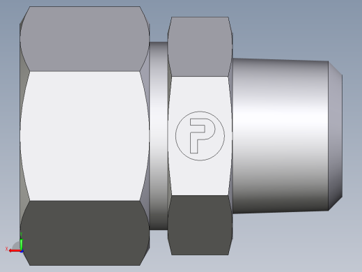卡套式工业通用硬管接头EO_Male_Stud_connector_GE30S1NPT71后视缩略图