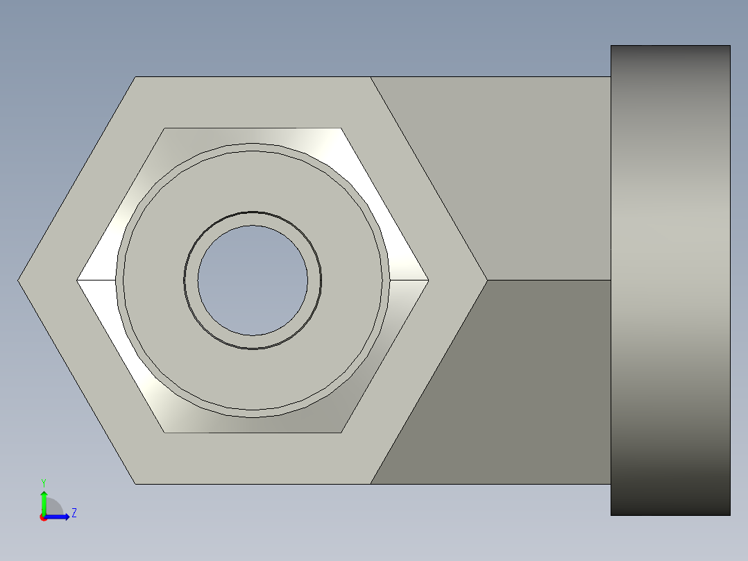 卡套式工业通用硬管接头4-4-4_obu-s左视图