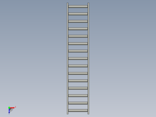 基架滚筒输送机basic-roller-conveyor-STP俯视缩略图