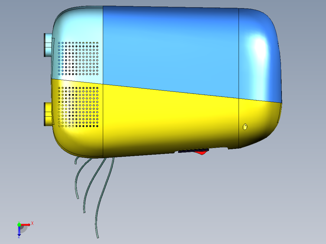 家用制氧机俯视图