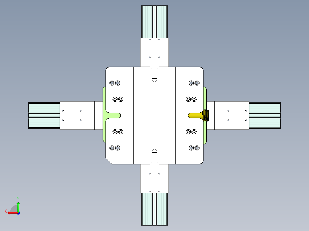 X2-笔记本CNC工装夹具三维模型CNC8-1127后视图