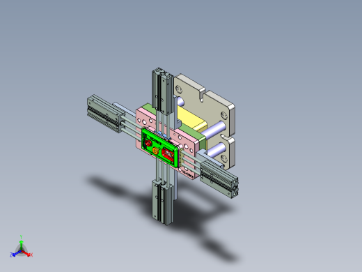 X2-笔记本CNC工装夹具三维模型CNC8-1127正等轴测缩略图