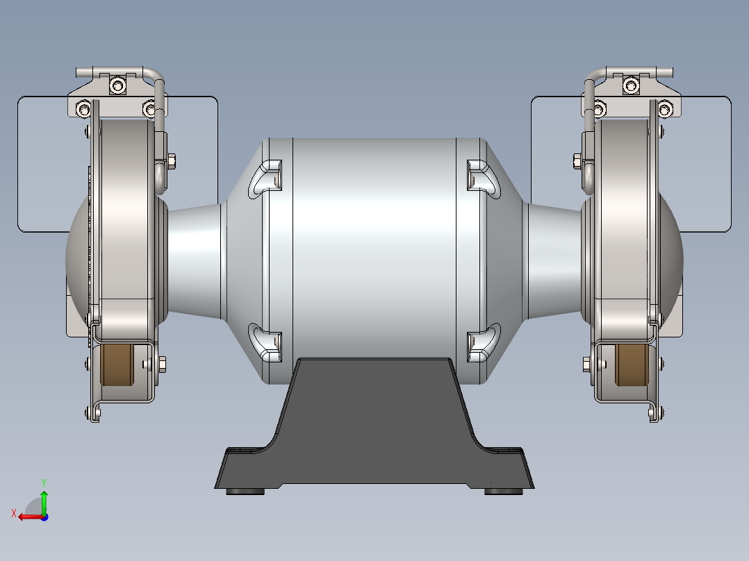 双砂轮打磨机bench-grinder-solidworks2009-2014后视图