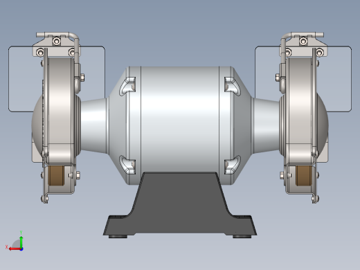 双砂轮打磨机bench-grinder-solidworks2009-2014后视缩略图