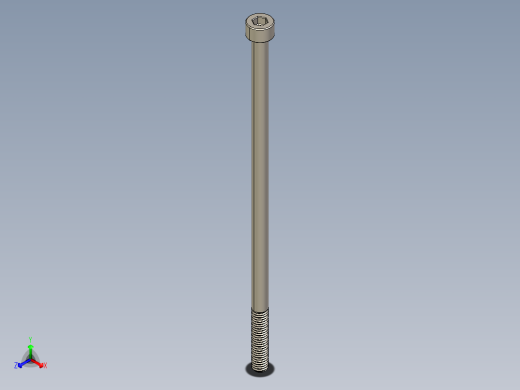 Screw_DIN_912_M5x120_A2.STEP公制内六角螺钉
