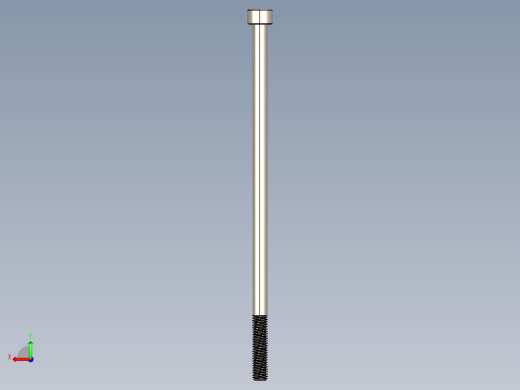 Screw_DIN_912_M5x120_A2.STEP公制内六角螺钉后视缩略图