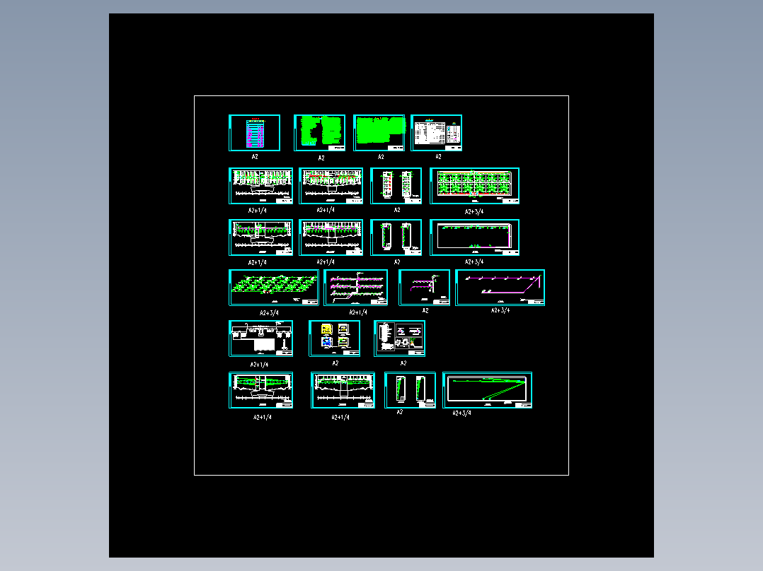 长沙某办公楼及厂房空调图