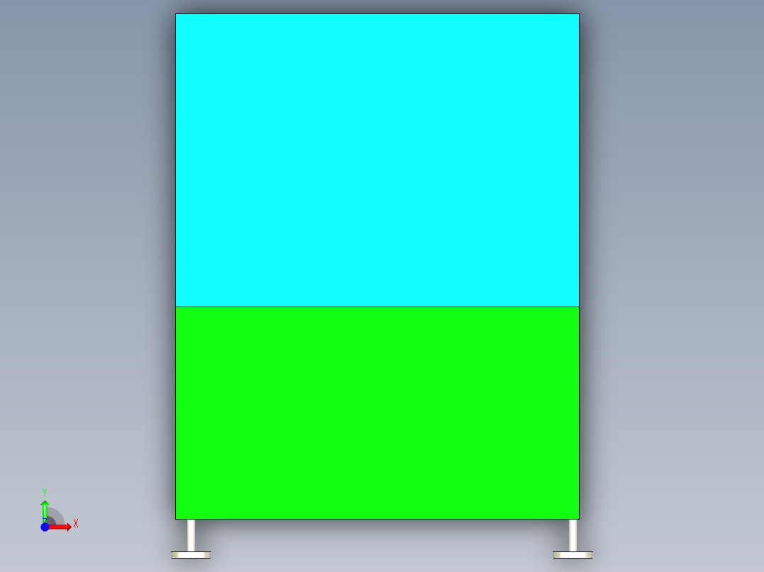 面板打胶机设计前视图