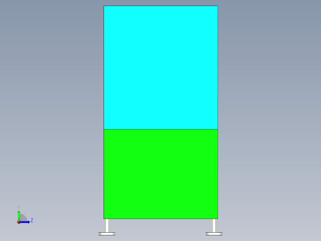 面板打胶机设计左视图