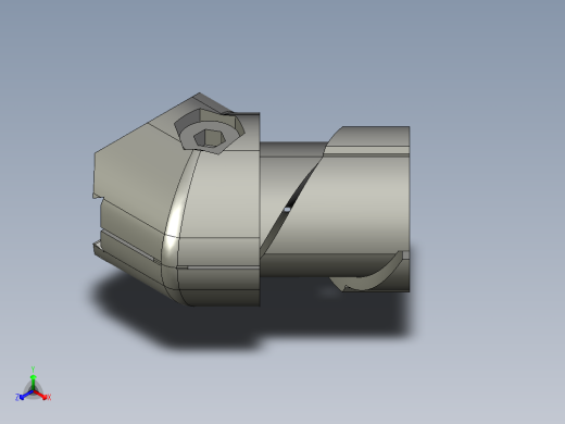43系列45度内接头.STEP正等轴测缩略图