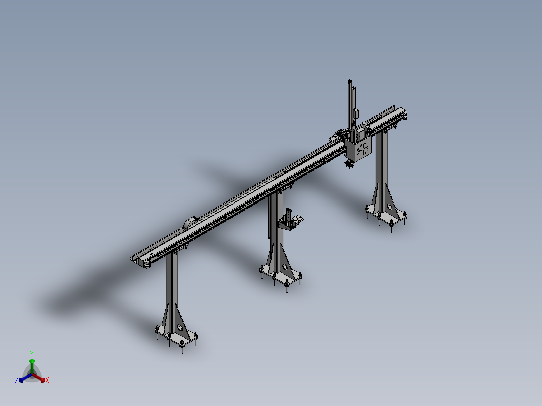 适用加工中心的桁架机械手