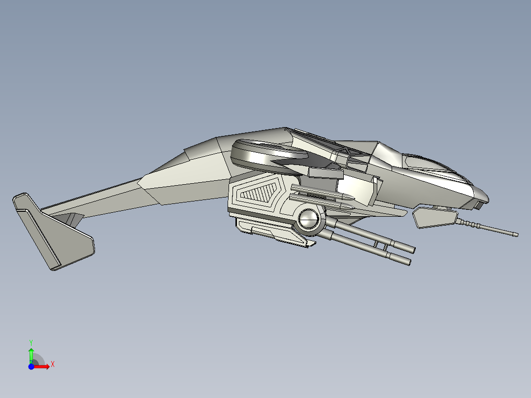 宇宙飞船(26)前视图