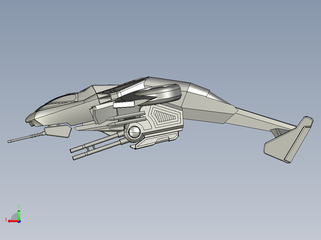 宇宙飞船(26)后视图