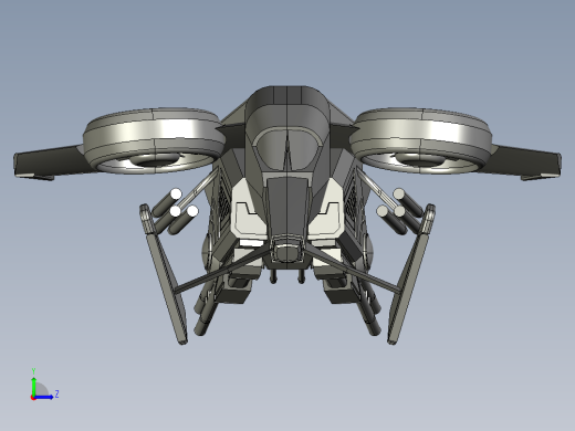 宇宙飞船(26)左视缩略图