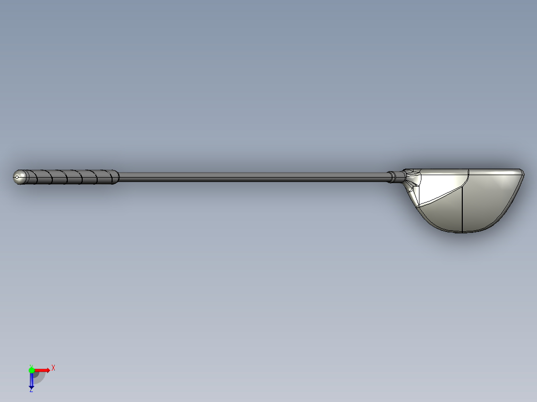 高尔夫球、高尔夫球小车、高尔夫球装备golf_club-2 SW STP俯视图