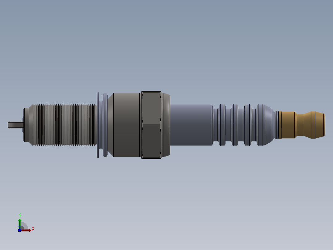 火花塞(20)前视图