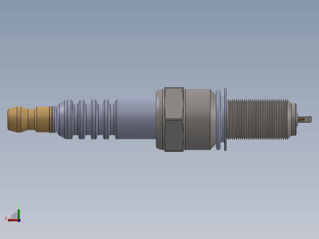 火花塞(20)后视图