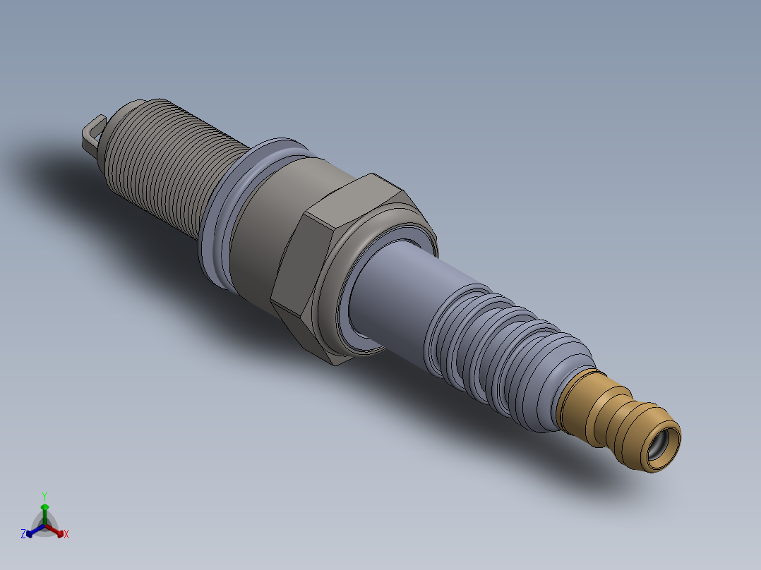火花塞(20)正等轴测图