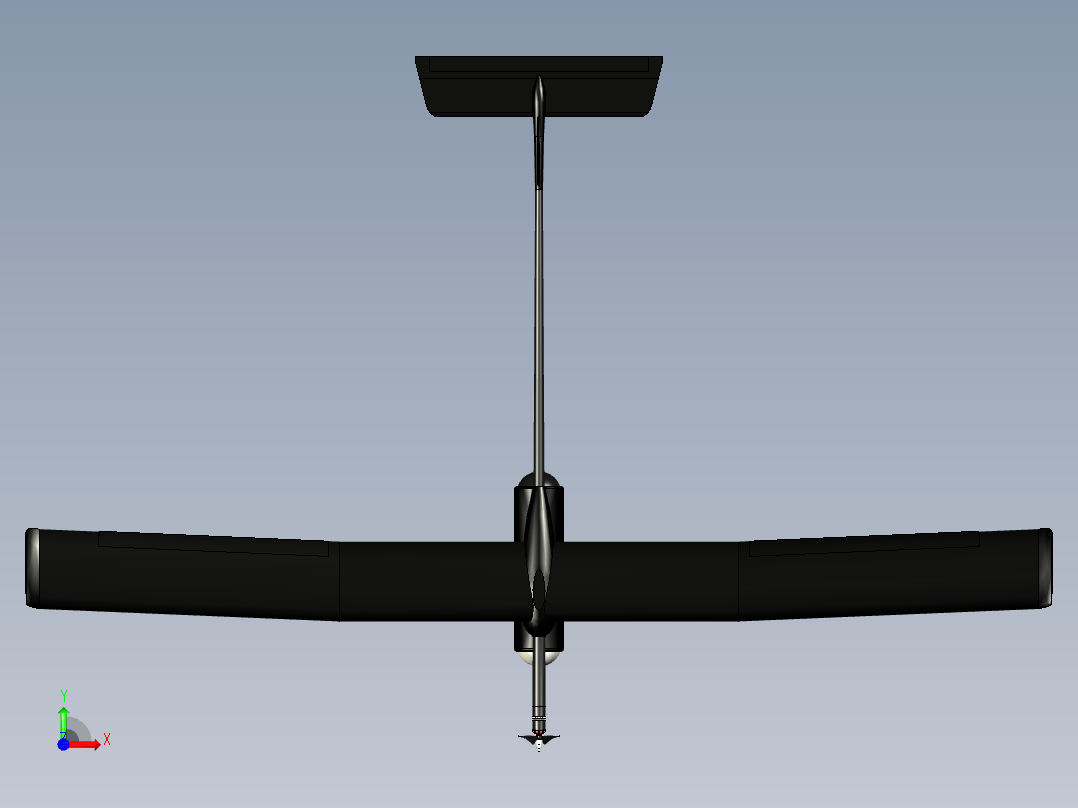 天空观察者（Skylark）2m固定翼FPV无人机前视图