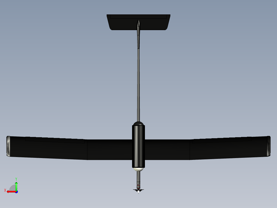 天空观察者（Skylark）2m固定翼FPV无人机后视图