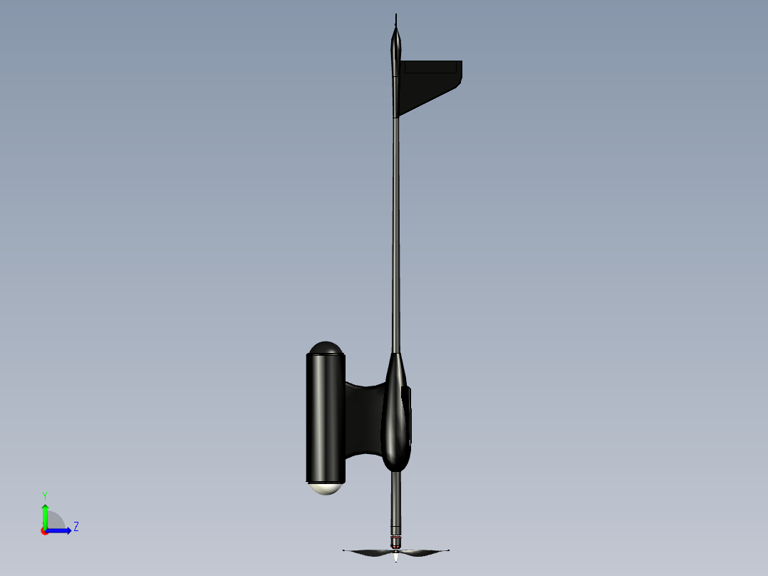 天空观察者（Skylark）2m固定翼FPV无人机左视图