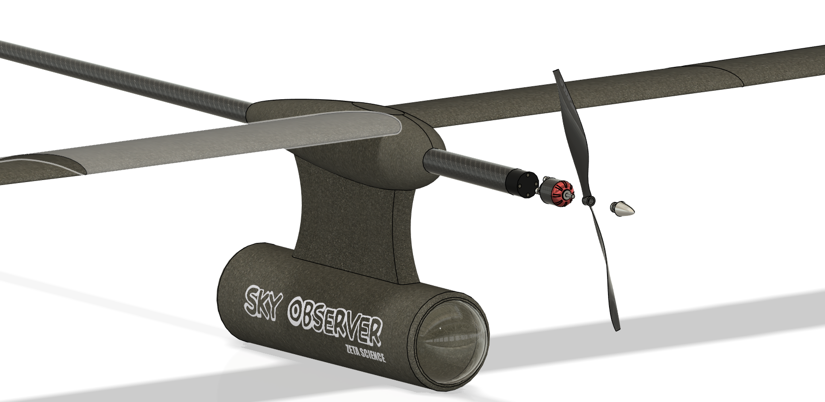 天空观察者（Skylark）2m固定翼FPV无人机