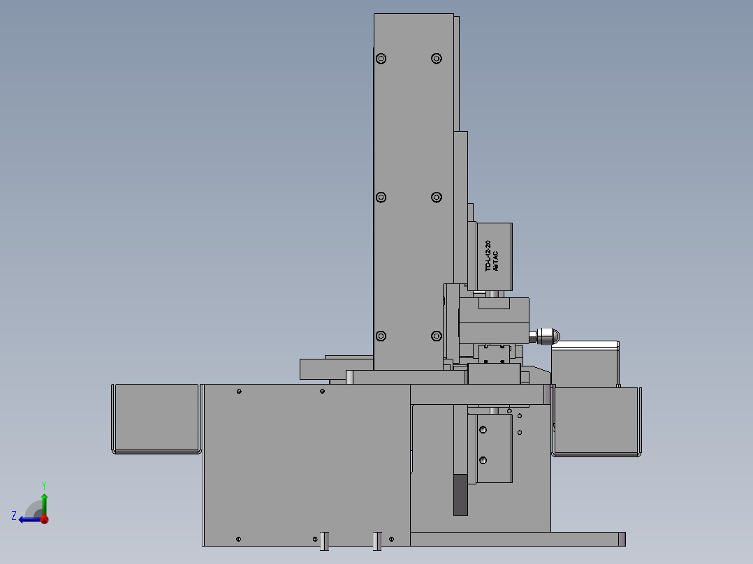 SMD叠料机、自动管装叠料分料机构右视图