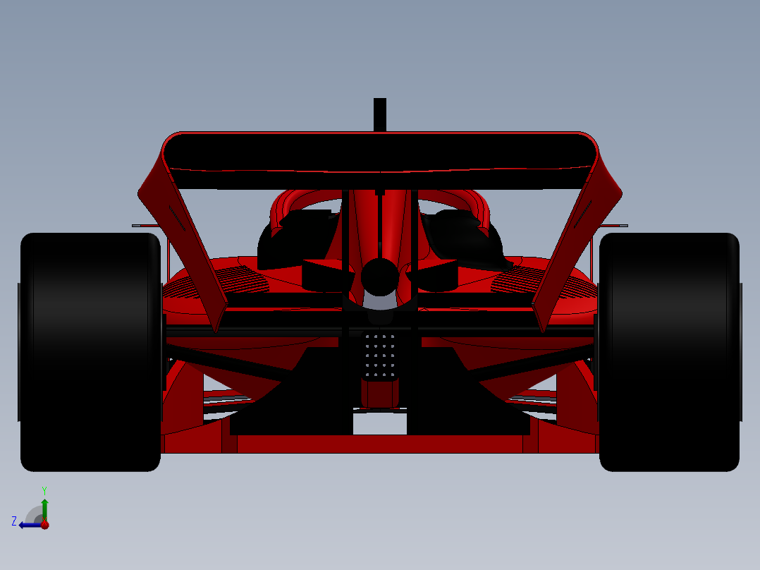 一级方程式赛车右视图