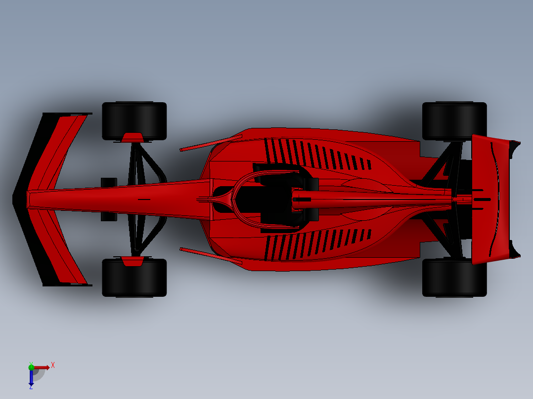 一级方程式赛车俯视图