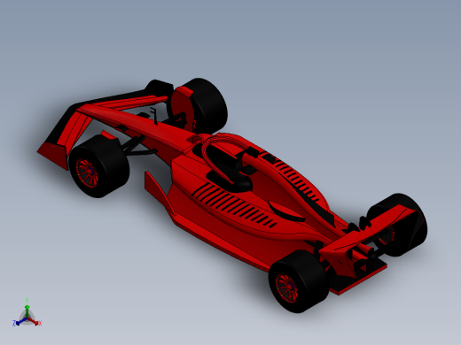 一级方程式赛车正等轴测缩略图