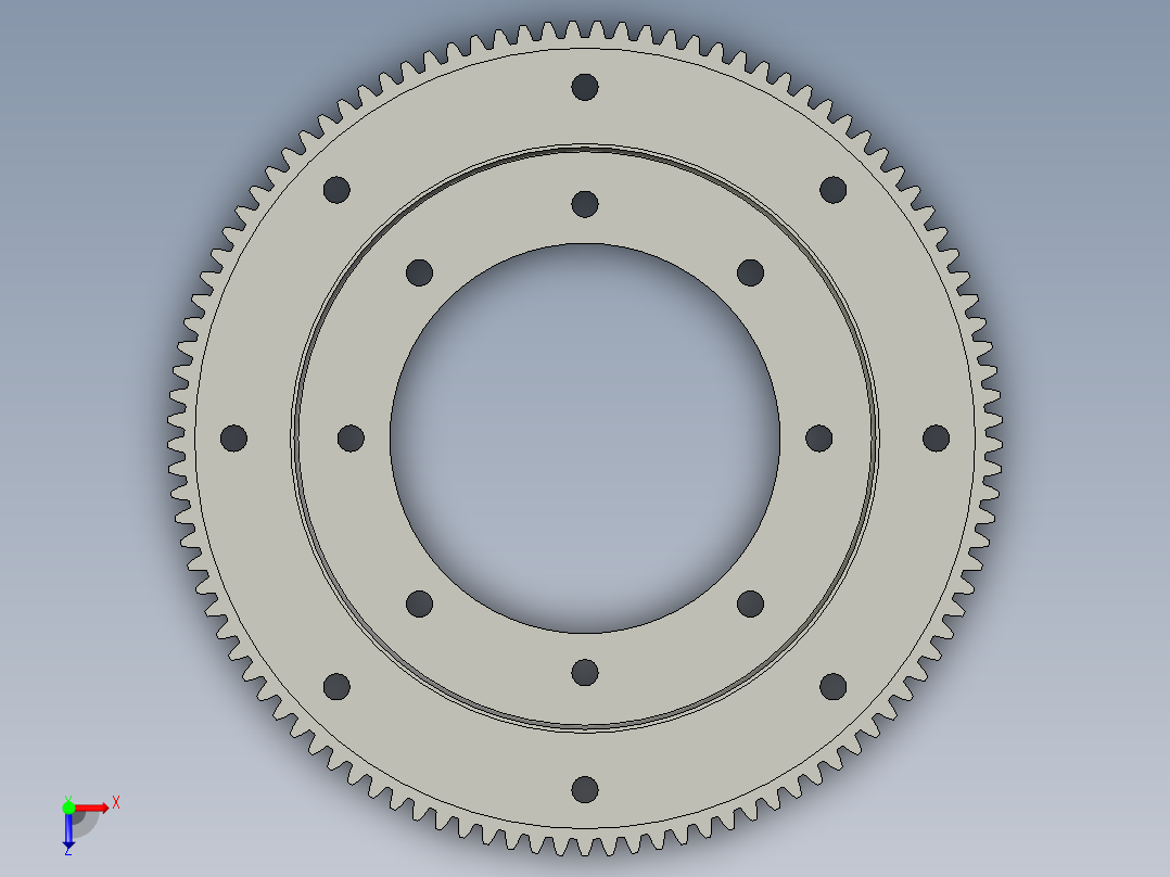 2模105齿01110150俯视图