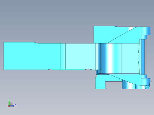 13A上作用式钩体左视缩略图