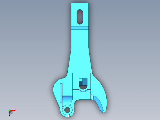 13A上作用式钩体俯视缩略图