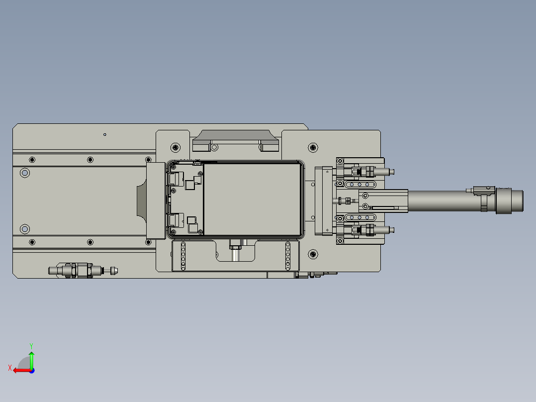 动力电池LXDLDXA2103-03定位检测座1OM后视图