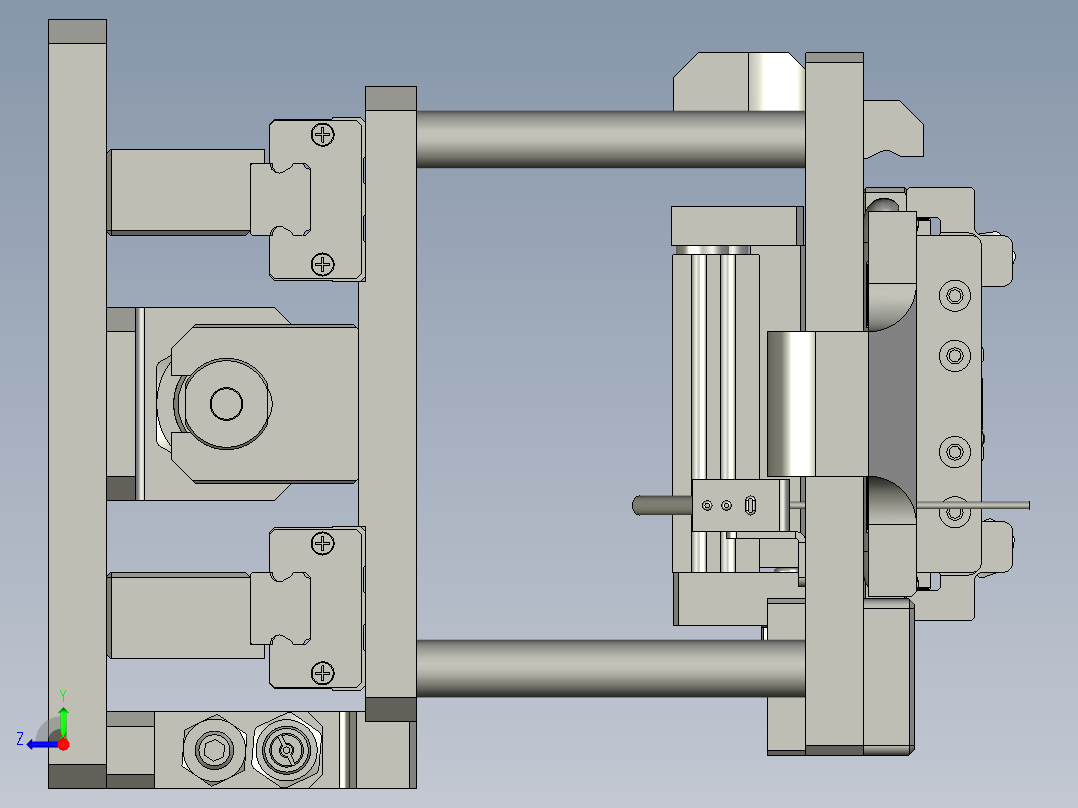 动力电池LXDLDXA2103-03定位检测座1OM右视图