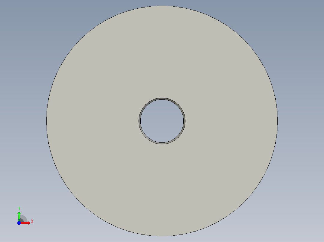 BWD型单级摆线针轮减速机BWD09-23-Y018-4P-M1-1_电机接盘型卧式联接法兰前视图