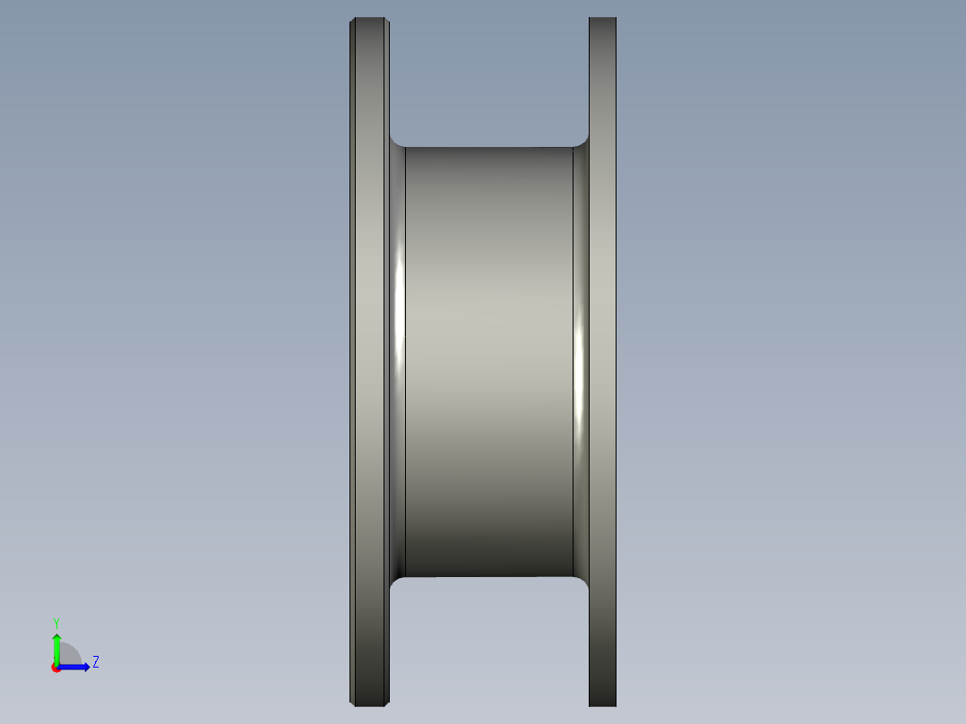 BWD型单级摆线针轮减速机BWD09-23-Y018-4P-M1-1_电机接盘型卧式联接法兰左视图