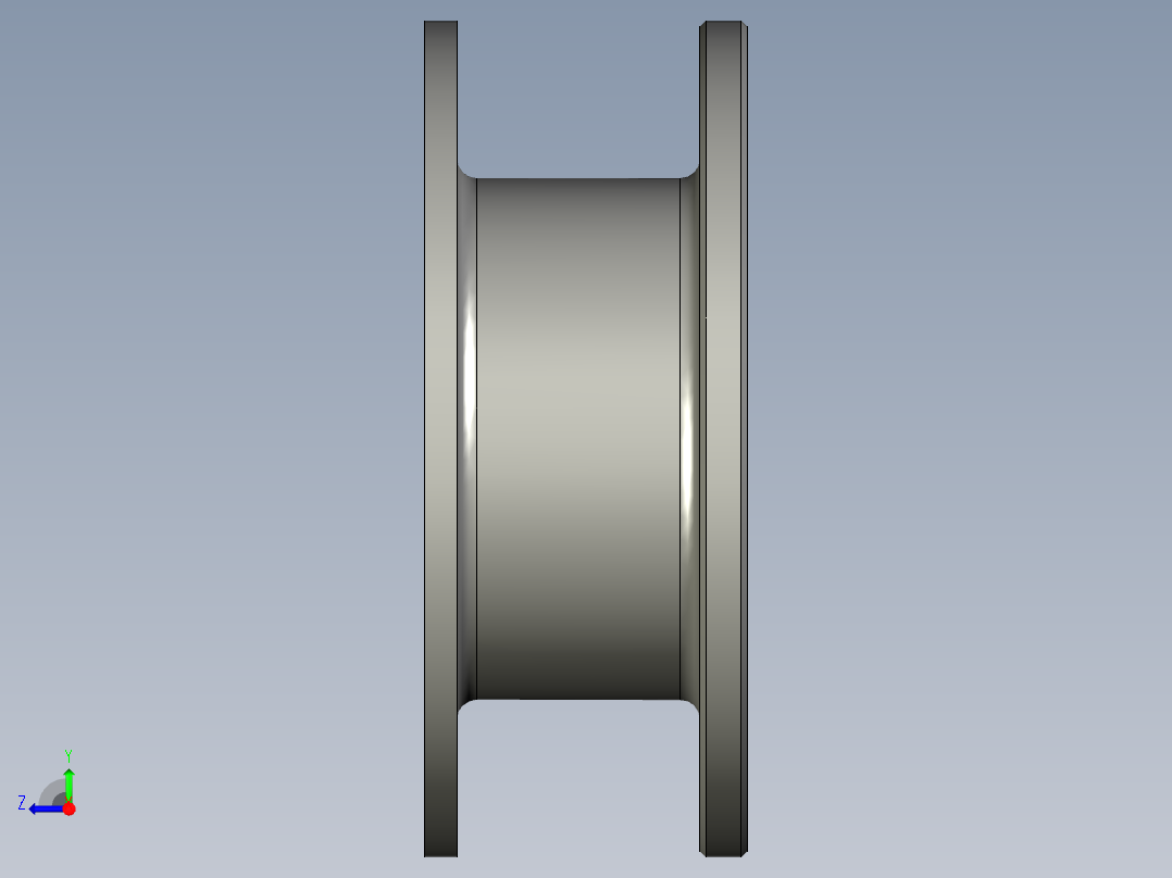 BWD型单级摆线针轮减速机BWD09-23-Y018-4P-M1-1_电机接盘型卧式联接法兰右视图