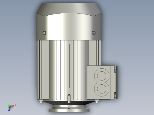 RY斜齿轮减速电机429电机图俯视缩略图