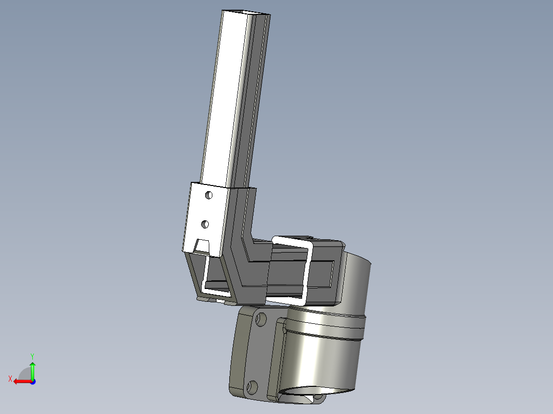 组合模型L系列L-7后视图