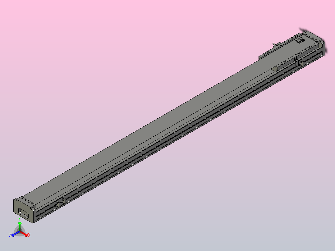 直驱直线电机轴TPA-LNP3-120-35C4-1-L1440-3-C-10-N3主视图