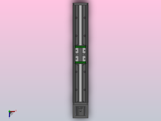 钢制KK模组直线滑台TKK86D(标准型）TKK86D-540俯视缩略图