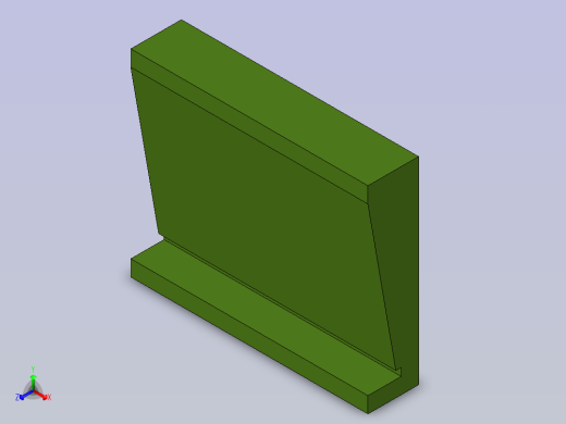 练习多面加工夹具设计正等轴测缩略图