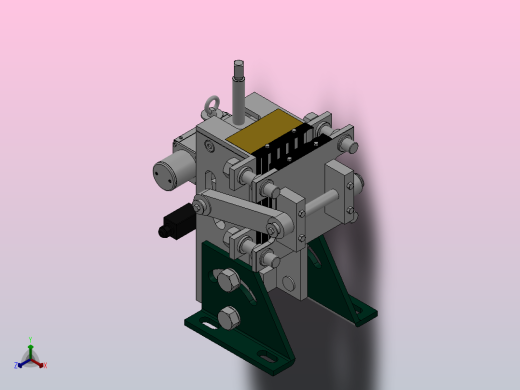 OX-250机械触发式夹绳器[OX-250 A01]正等轴测缩略图